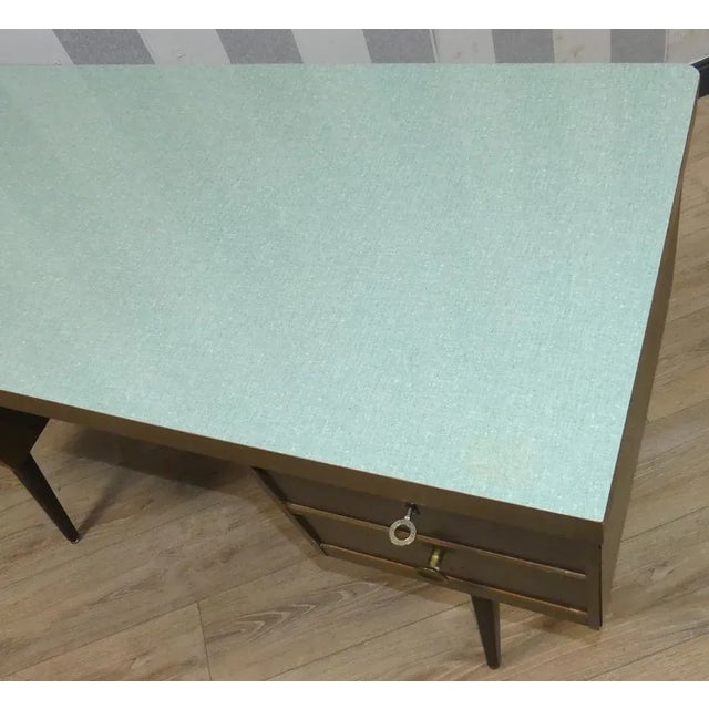 Vintage Wooden Desk from EKA Werke, 1950s For Sale - Image 6 of 12