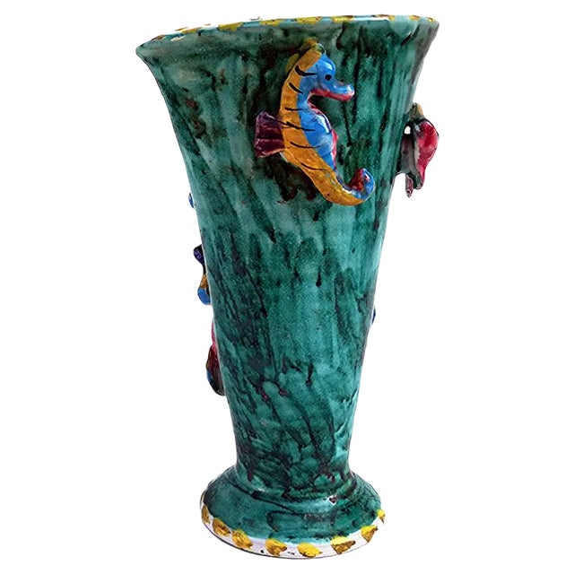 Vase by Salvatore Procida for Procida Vietri, 1970s For Sale