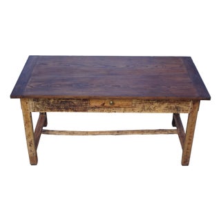 Antique Farm Oak Table, 1800s For Sale