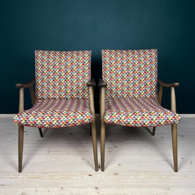 Mid-Century Bobi Armchair from Meblo, Former Yugoslavia, 1960s, Set of 2 For Sale - Image 12 of 18