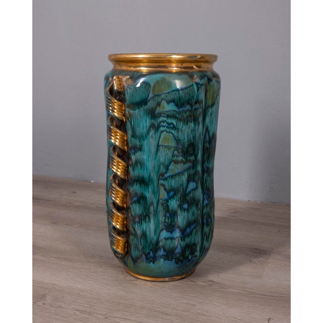1950s Large Vintage Ceramic Vase, Italy, 1960s For Sale - Image 5 of 13