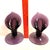 Circa 1900 Amethyst Glass Jack-in-the-Pulpit Bud Vase Pair For Sale - Image 11 of 11