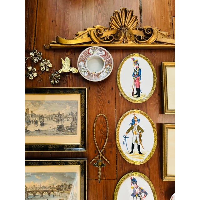 Late 20th Century Shell and Scroll Topper | Chairish