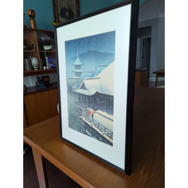 An authentic mid-century Japanese woodblock print by the legendary Shin-Hanga movement master Kawase Hasui (1883–1957)....