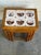 Oak Nesting Tables Set of 3 Ceramic Tile Top Accent End Side Tables Vintage 1970s For Sale In Los Angeles - Image 6 of 9
