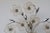 1970s Italian Large Size Gold and Transparent Murano Glass Wall Light or Ceiling Light Flower For Sale - Image 4 of 17