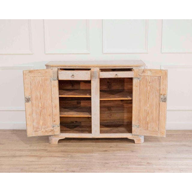 Antique White 19th Century A period 2 door Gustavian buffet For Sale - Image 8 of 8