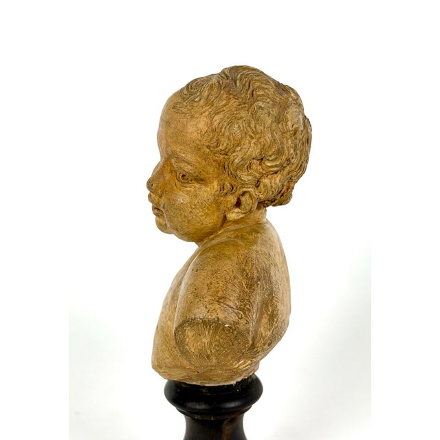 17th Century 17th Century Terracotta Sculpture of Child School of DuQuesnoy For Sale - Image 5 of 7