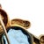 Early 21st Century 18k Gold Blue Topaz Teddy Bear Pin or Pendant For Sale - Image 5 of 5