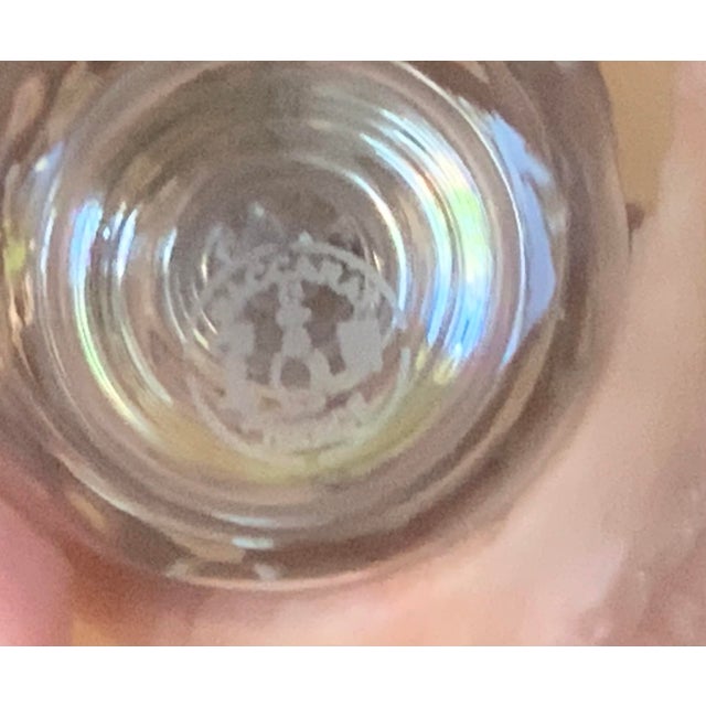 1980s 1980s Baccarat Capri Optic Champagne Flutes - Set of 4 For Sale - Image 5 of 5
