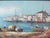 Wood 1950s Morgan Seascape Coast of Italy Impressionist Signed Painting, Framed For Sale - Image 7 of 9