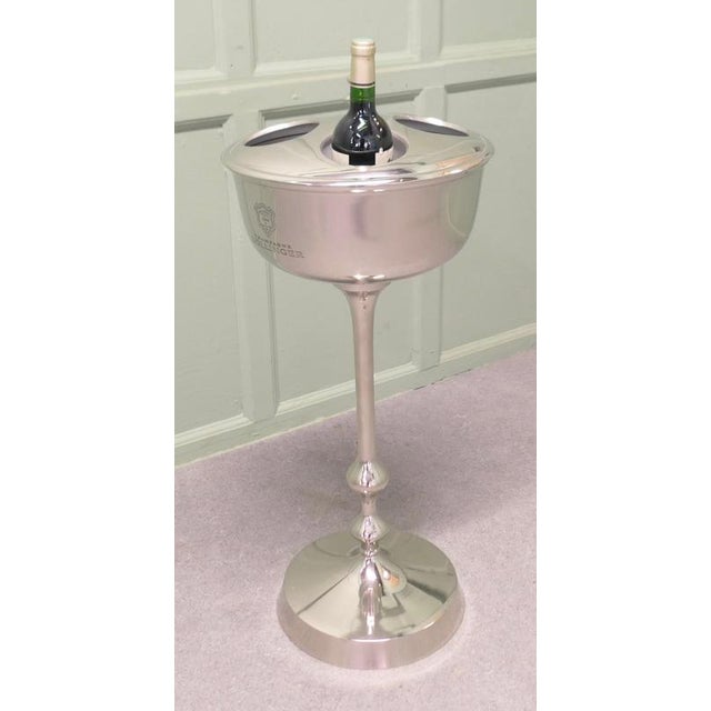Mid-Century Chrome Floor-Standing Ice Bucket, 1970 For Sale - Image 6 of 8