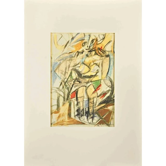 Contemporary Willem De Kooning, Woman, Offset and Lithograph, 1985 For Sale - Image 3 of 3