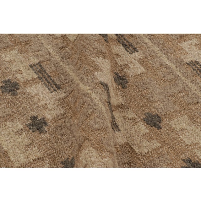 Textile Contemporary Scandinavian Style Geometric Wool Rug, by Rug & Kilim, India For Sale - Image 7 of 10