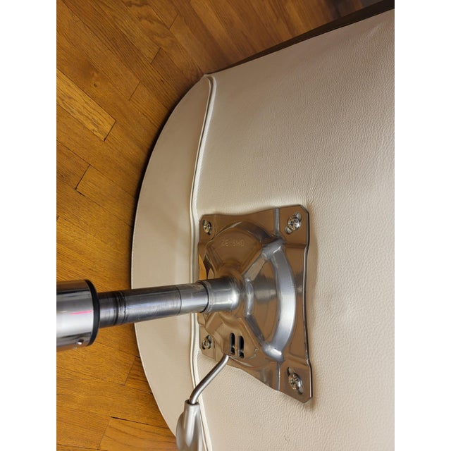 Kayak Armchair in White and Black Leather from Kastel, Italy, 2010s For Sale - Image 12 of 13