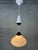 Vintage Opaline Pendant Lamp by Louis Kalff for Philips, 1970s For Sale - Image 3 of 12