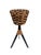 Mid-Century Modern Pair Mid-Century Woven Basket Planters on Tripod Stands For Sale - Image 3 of 14