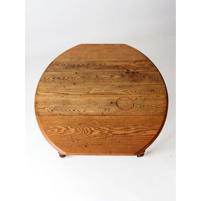 Antique Drop Leaf Table For Sale - Image 9 of 13