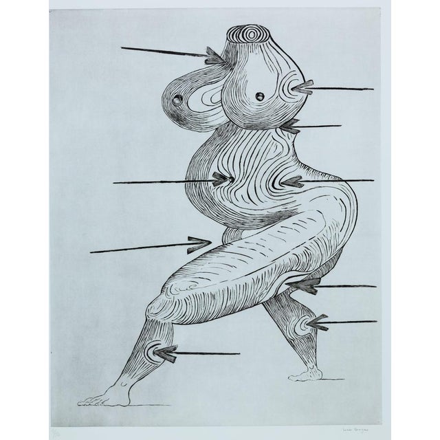 Louise Bourgeois (1911-2010) Saint Sebastian Original color poster Signed in the plate On poster paper, 59 x 84 cm...