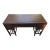 Vintage Chinese Ming Style Solid Rosewood Scholar Desk / Console Table – Five Drawer For Sale