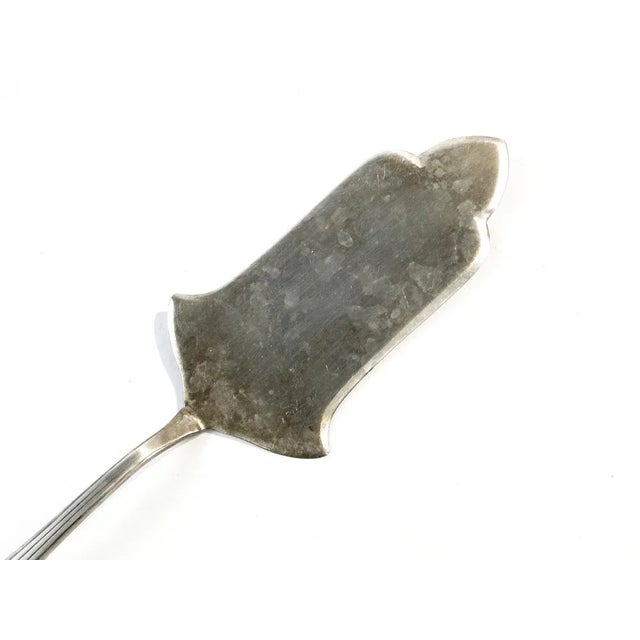Silver Art Nouveau Cake Spatula from Argentor, 1890s For Sale - Image 8 of 12