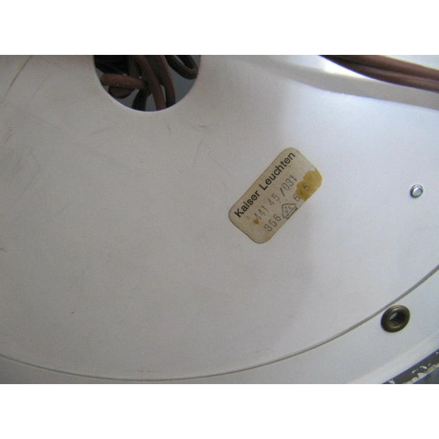 1960s Ice Glass Ceiling Lamp from Kaiser Leuchten, 1960s For Sale - Image 5 of 9