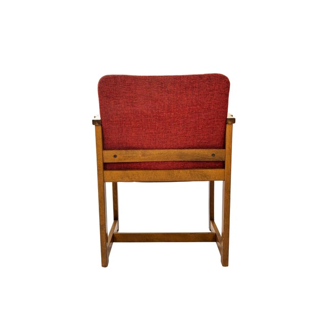 Wood Armchairs from Gascón, 1970s, Set of 4 For Sale - Image 7 of 9