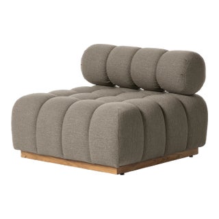 Four Hands Roma Outdoor Sectional Armless Piece, Alessi Fawn For Sale