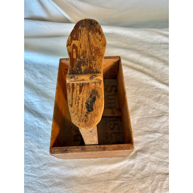 Traditional Early 20th Century Pine Shoe Shine Box For Sale - Image 3 of 12