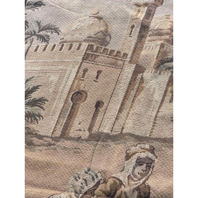 Mid-Century Jacquard Tapestry in the style of Aubusson, 1950s For Sale - Image 15 of 18