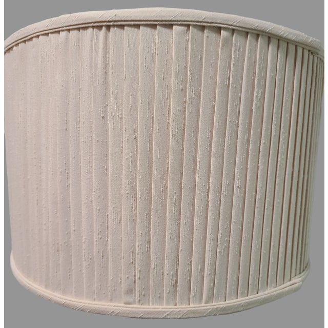 Glass Mid-Century Modern Clear Crystal Table Lamp With Shade For Sale - Image 7 of 11