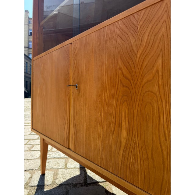 Wood 602/D Display Cabinet in Ash by Franz Ehrlich for Hellerau For Sale - Image 7 of 11