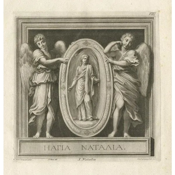 After Zampieri, Saint Natalie, 1762, Engraving For Sale - Image 6 of 6