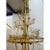 Gold Huge Murano Glass Chandelier – “Quadriedro” Fumè, Gold Twister, Contemporary Luxury For Sale - Image 8 of 9
