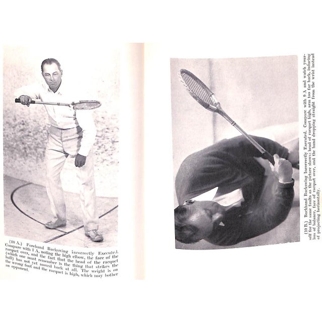 "The Art of Squash Racquets" 1935 Cowles, Harry Lee For Sale - Image 9 of 12