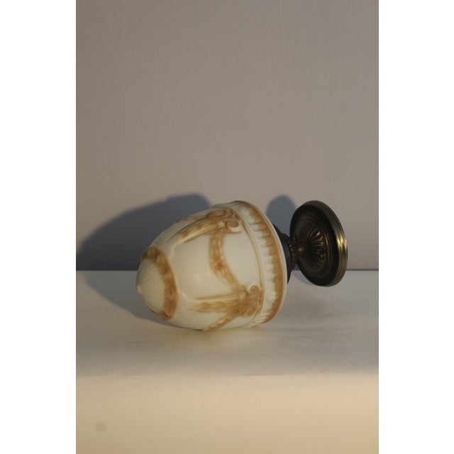 Early 20th Century Early 20th Century Embossed Empire Style Ceiling Luminaire For Sale - Image 5 of 11