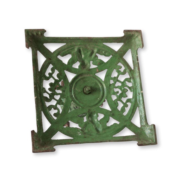 Rustic European Antique Cast Iron Christmas Tree Stand For Sale - Image 3 of 6