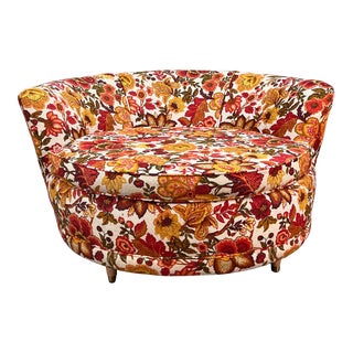 Vintage Mid Century Modern Baughman Style Satellite Lounge Chair For Sale