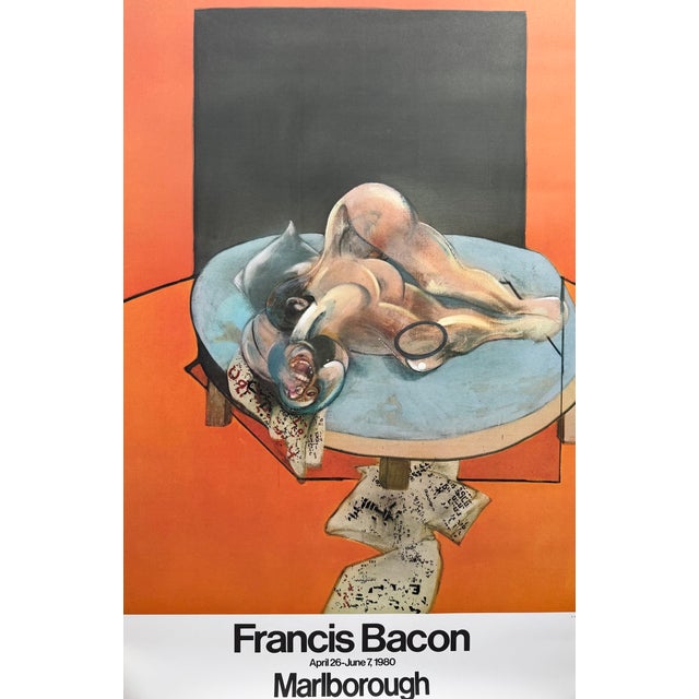 Francis Bacon (1909–1992), Marlborough Gallery, 1980, Vintage Exhibition Poster For Sale - Image 12 of 12