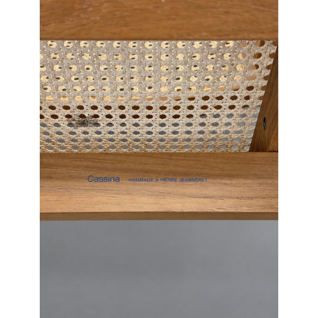 Cassina 051 Capitol Complex Armchairs by Pierre Jeanneret for Cassina, 2010s, Set of 2 For Sale - Image 4 of 8