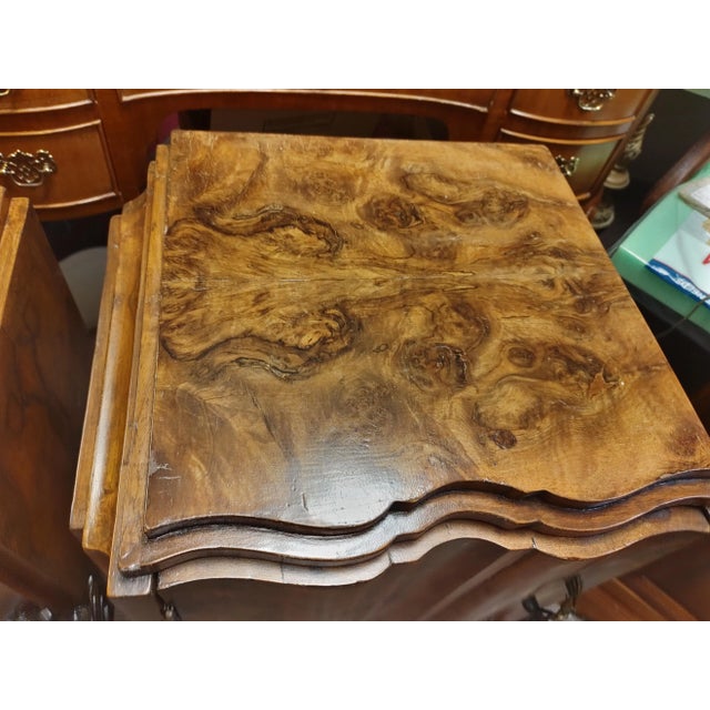 1970s Pair of Italian End Tables For Sale - Image 4 of 12
