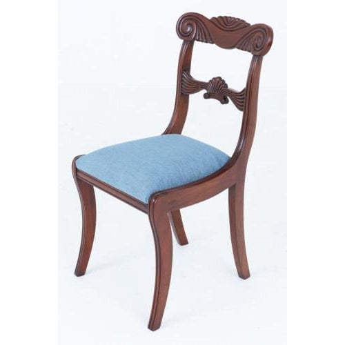 Regency Revival Dining Chairs in Mahogany, 1890s, Set of 10 For Sale - Image 5 of 5