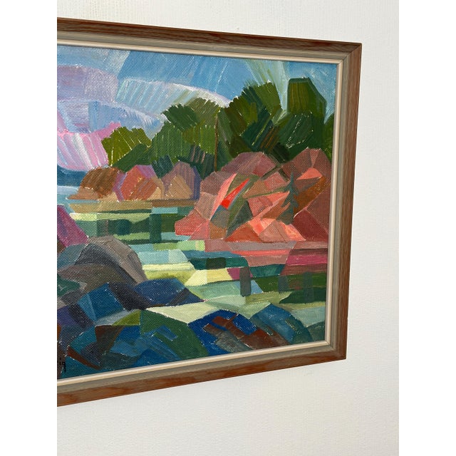 Ulf Tedenstig, Autumn Landscape, 1960s, Oil on Canvas, Framed For Sale - Image 13 of 18