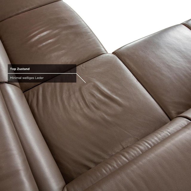 Courage Leather Corner Sofa from Ewald Schillig For Sale - Image 9 of 16