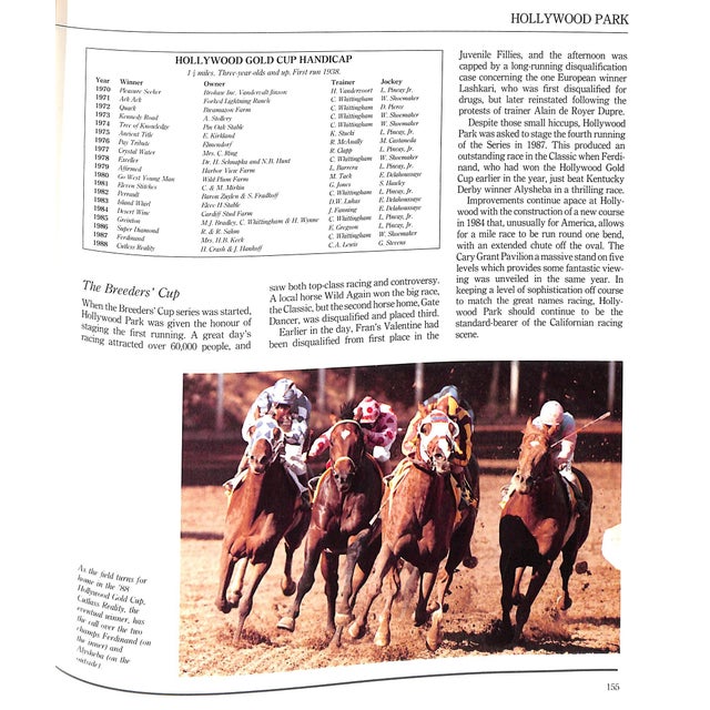 "The World Atlas of Horse Racing" 1989 Bedford, Julian For Sale - Image 4 of 12