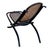 Late 19th Century Vienna Secession Dark Stain Bent Oak & Wicker Folding Chair No. 01 Attributed to Thonet For Sale - Image 5 of 5
