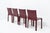 1990s Cab 412 Chairs by Mario Bellini for Cassina, 1990s, Set of 4 For Sale - Image 5 of 14