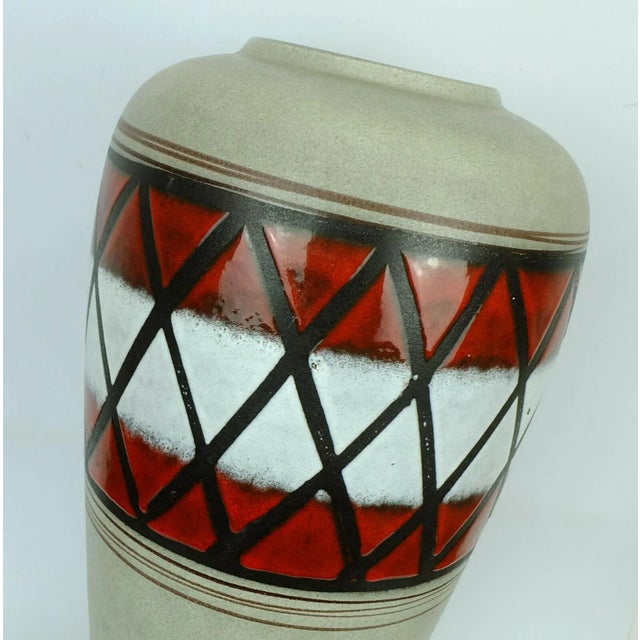517-50 Floor Vase by Heinz Siery for Scheurich, 1950s For Sale - Image 4 of 8