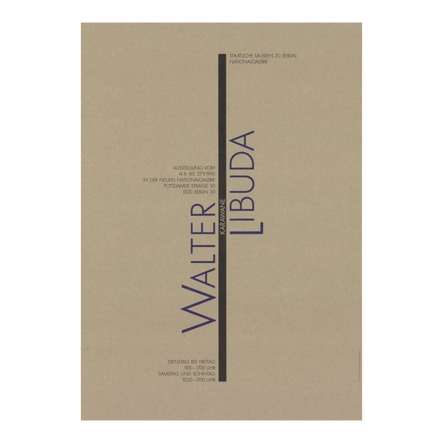 1992 Walter Libuda 'Karawane' Offset Lithograph For Sale