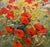 Babken Kolozian - Red Poppy Field 1979-Original Armenian Mid-Century Oil Painting For Sale - Image 4 of 13